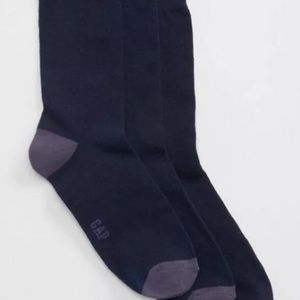 Gap Navy Crew Socks (3-pack)